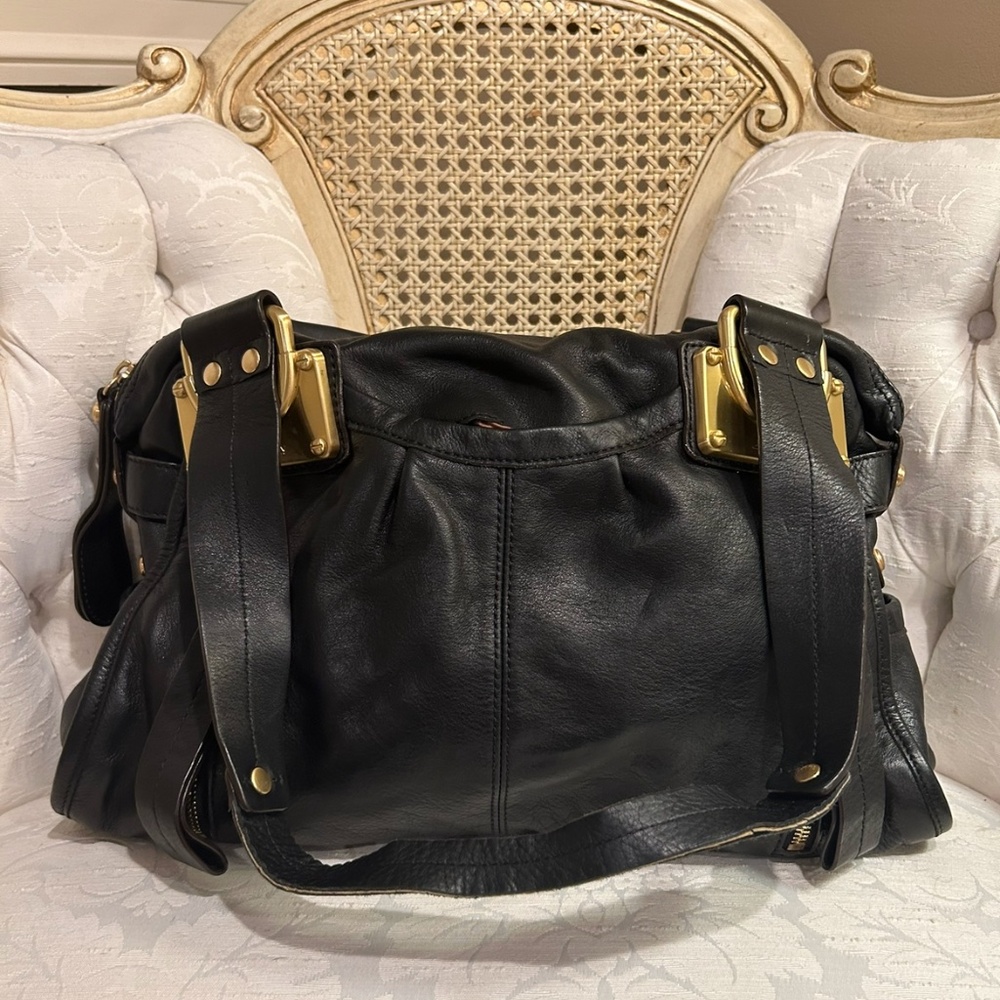 Leather handbag